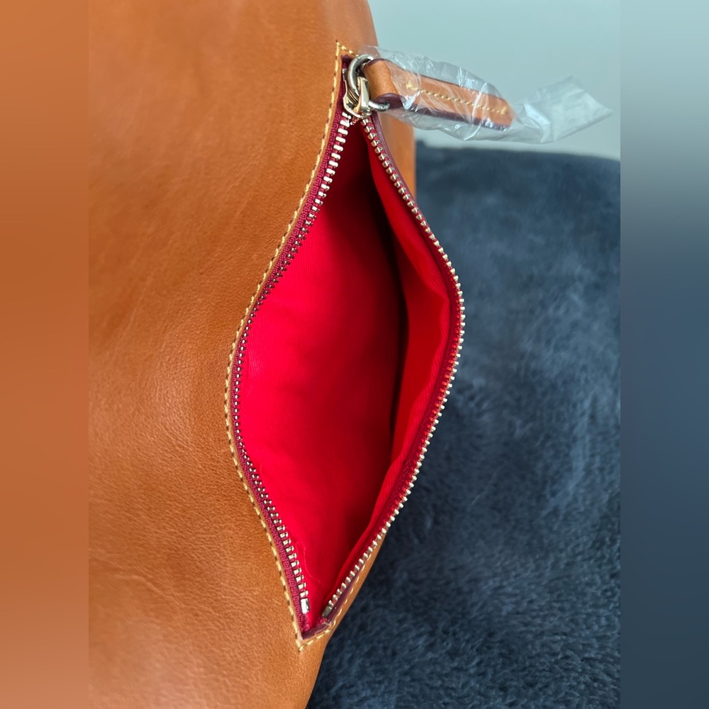 Dooney & Bourke Florentine Small Hobo Crossbody in Natural - Picture 8 of 15